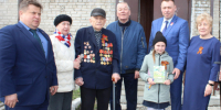 Память и благодарность:  поздравления ветеранов  в честь Дня Победы - Барабинский район