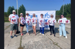 Праздничный велопробег в Барабинском ЛПУМГ