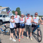 Праздничный велопробег в Барабинском ЛПУМГ