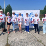 Праздничный велопробег в Барабинском ЛПУМГ